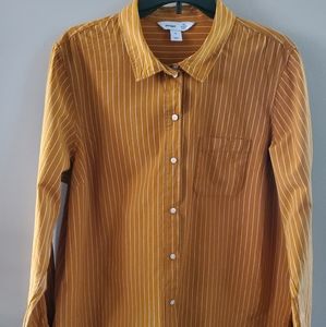 women's burnt orange dress shirt